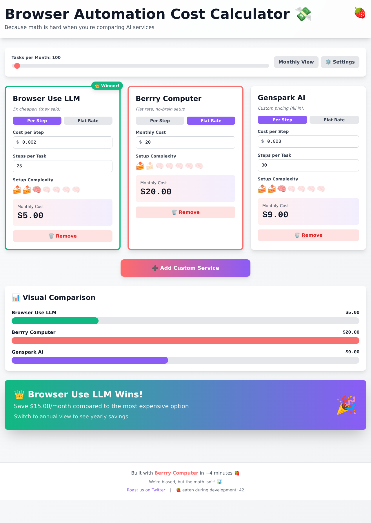 browsercalc app