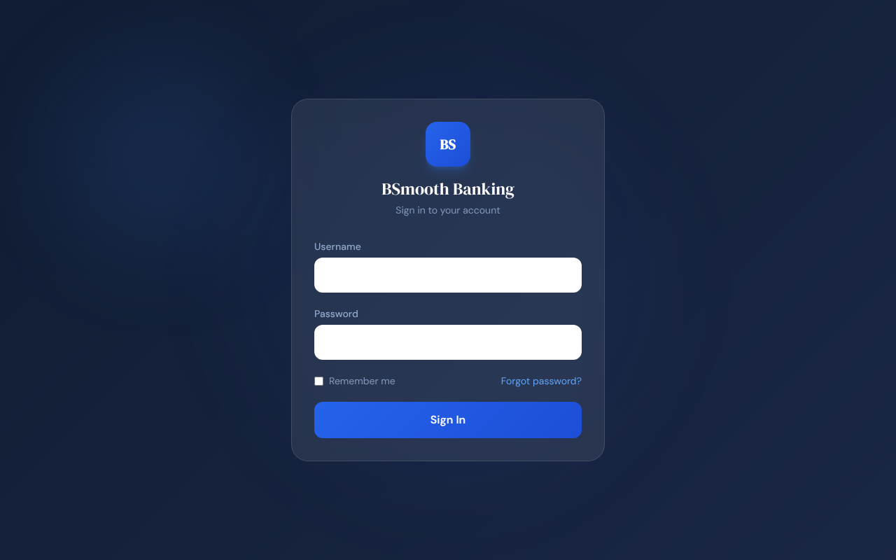 bsmooth-banking app