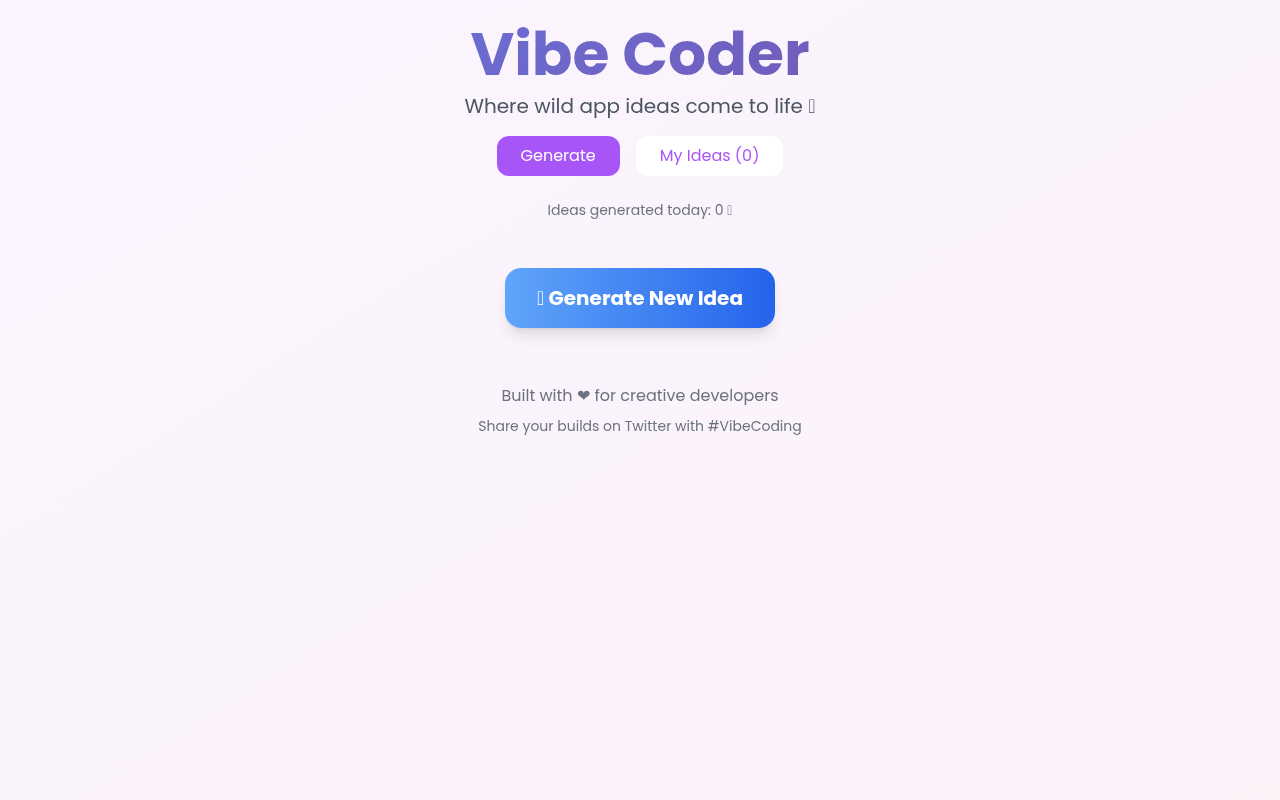 buildvibe app