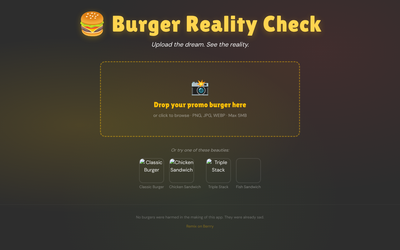 burgerreality app