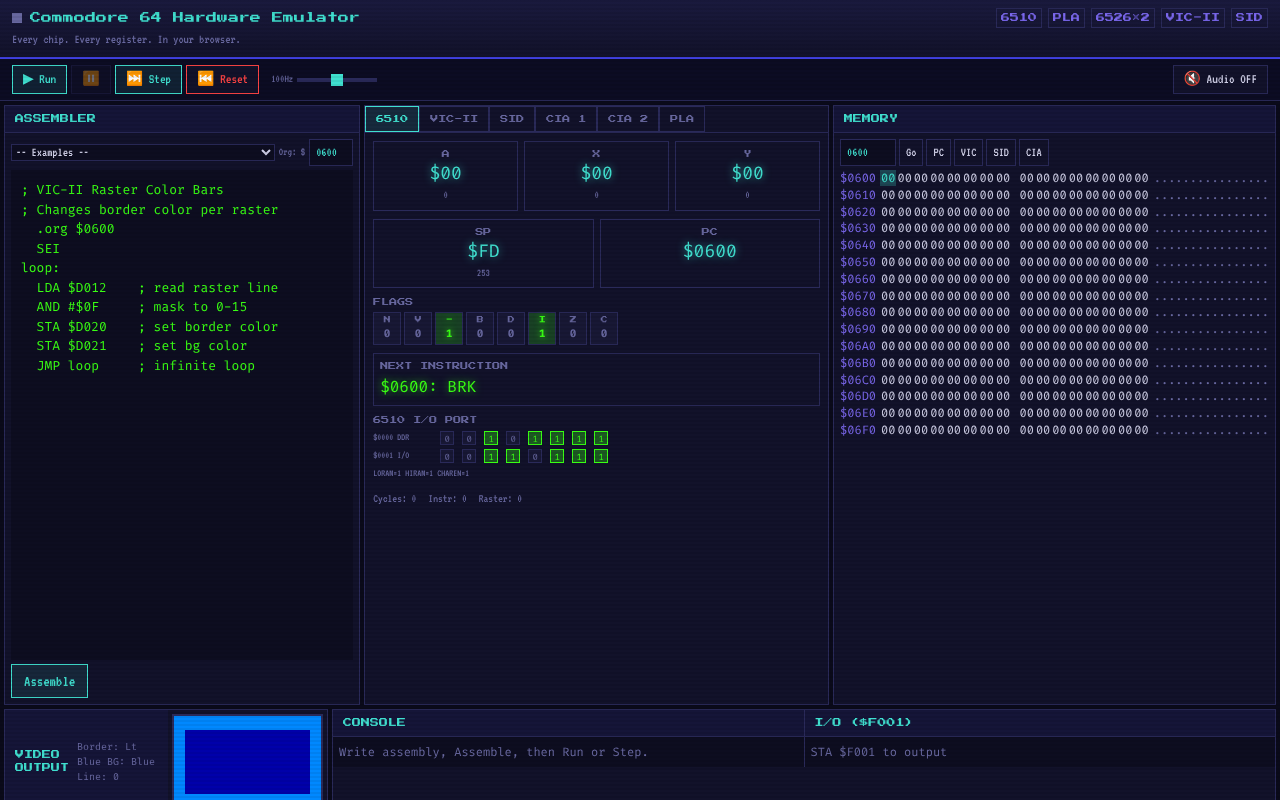 C64 Hardware Emulator screenshot