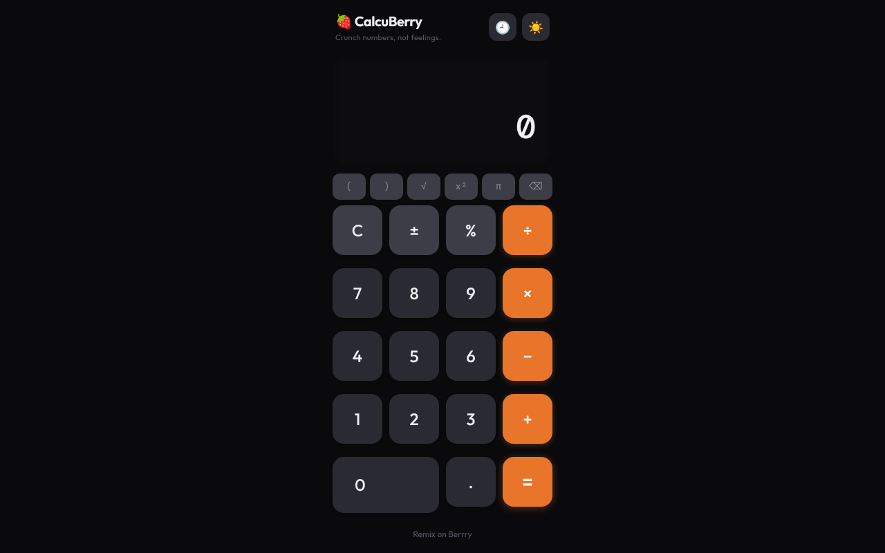 calcuberry app