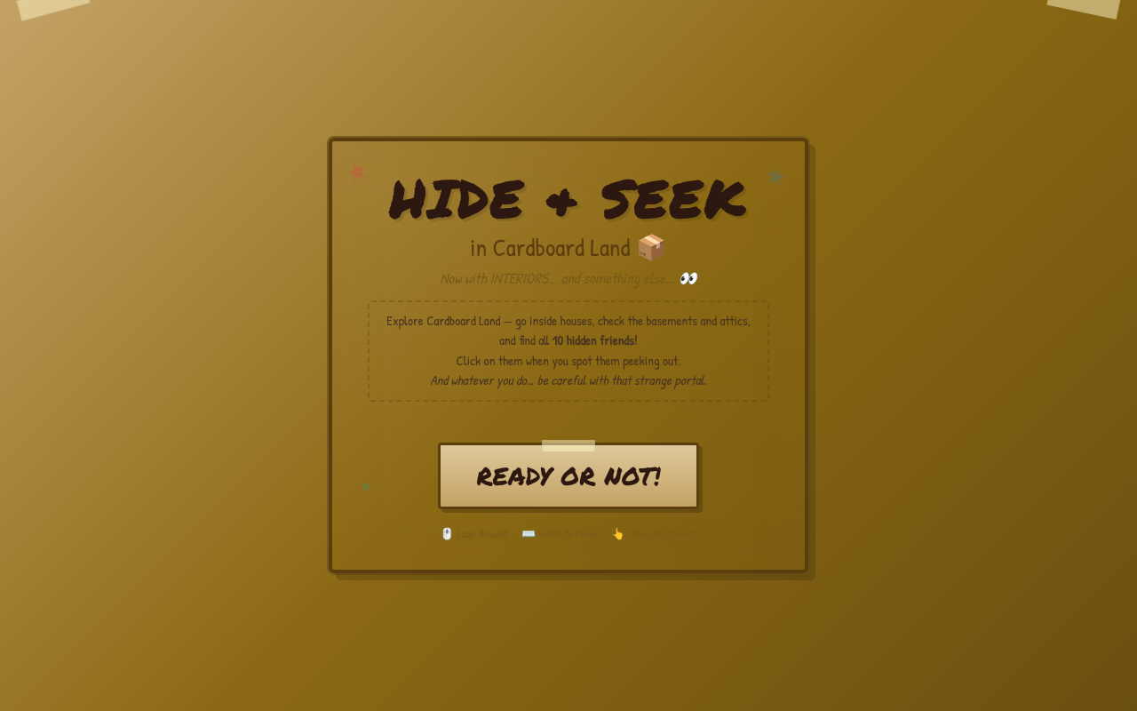 Cardboard Hide & Seek screenshot