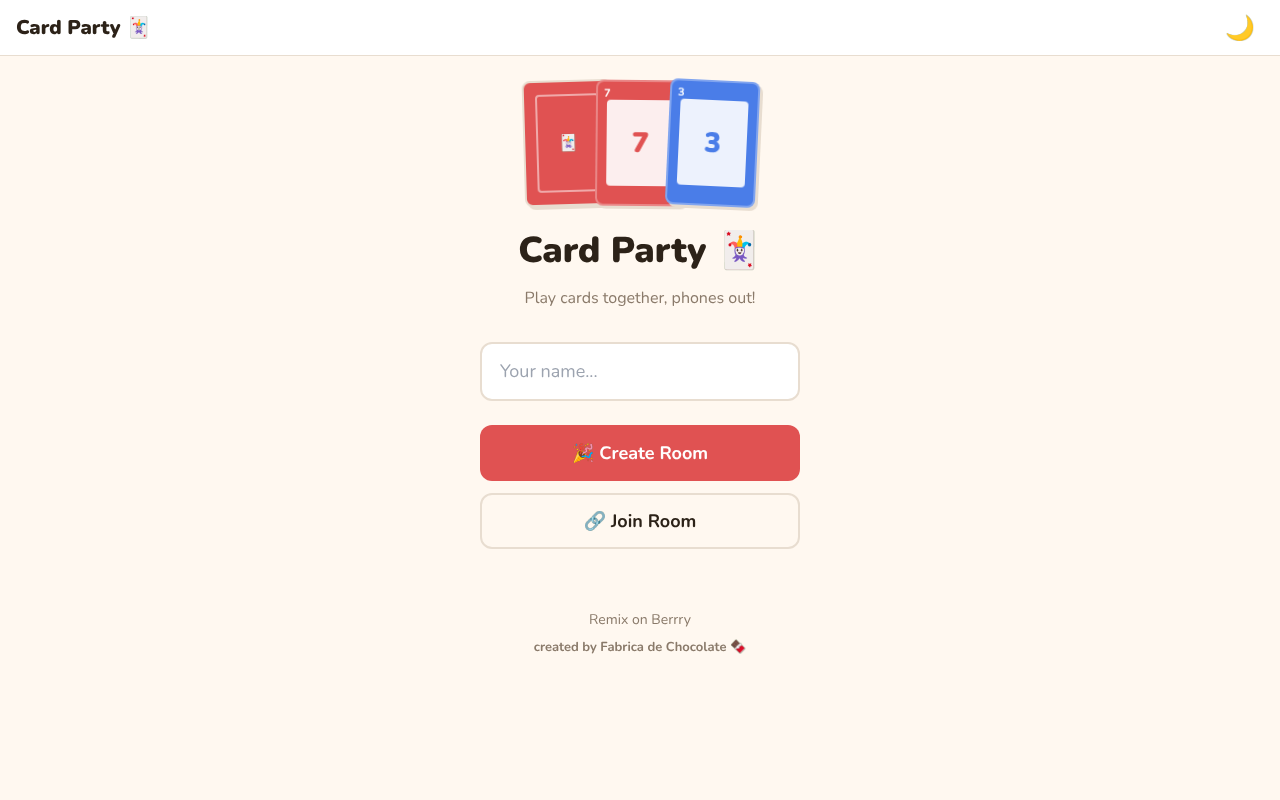 cardparty app