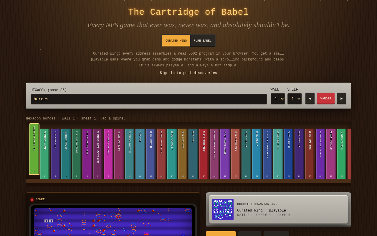 The Cartridge of Babel screenshot