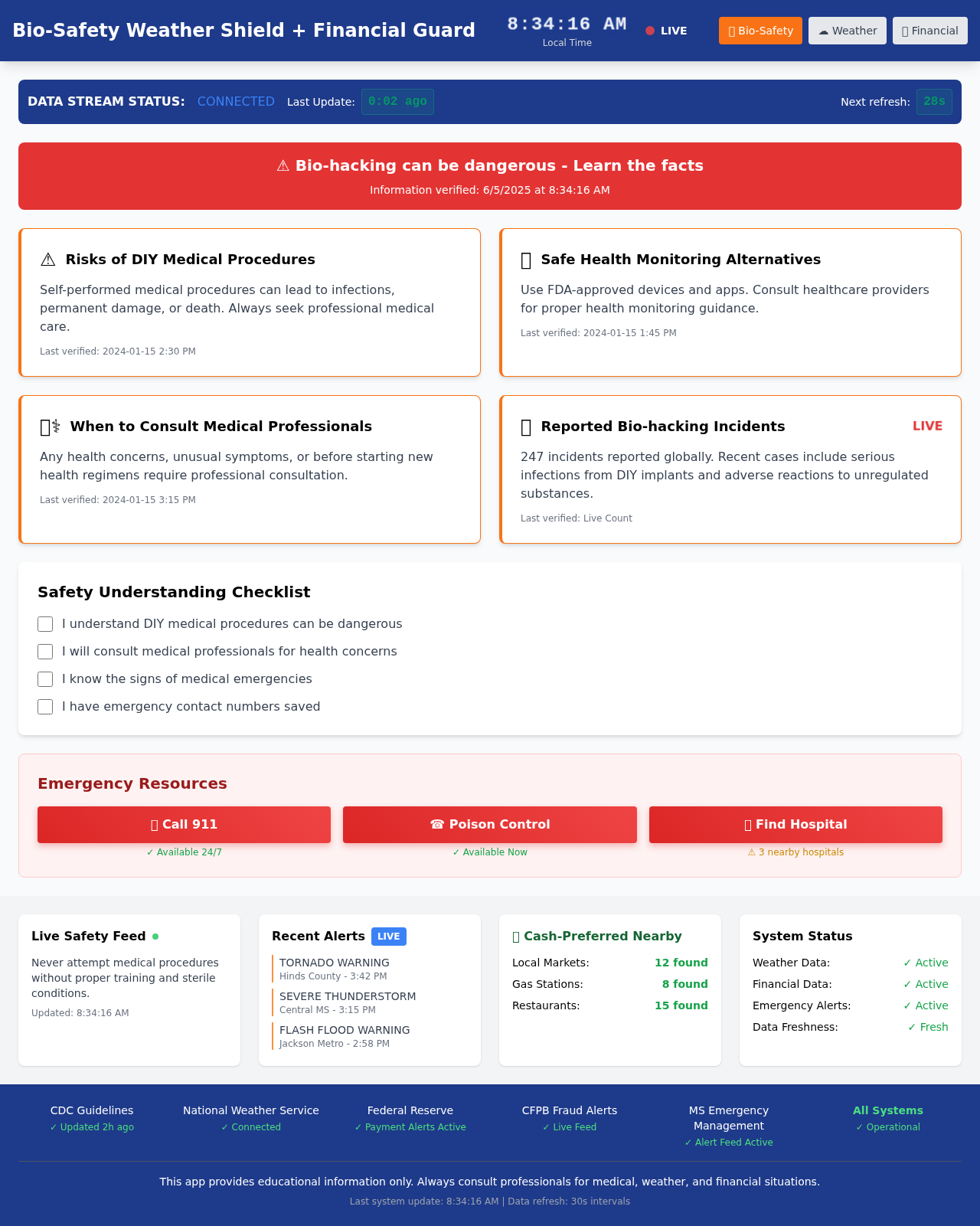 Cash Safety Shield screenshot