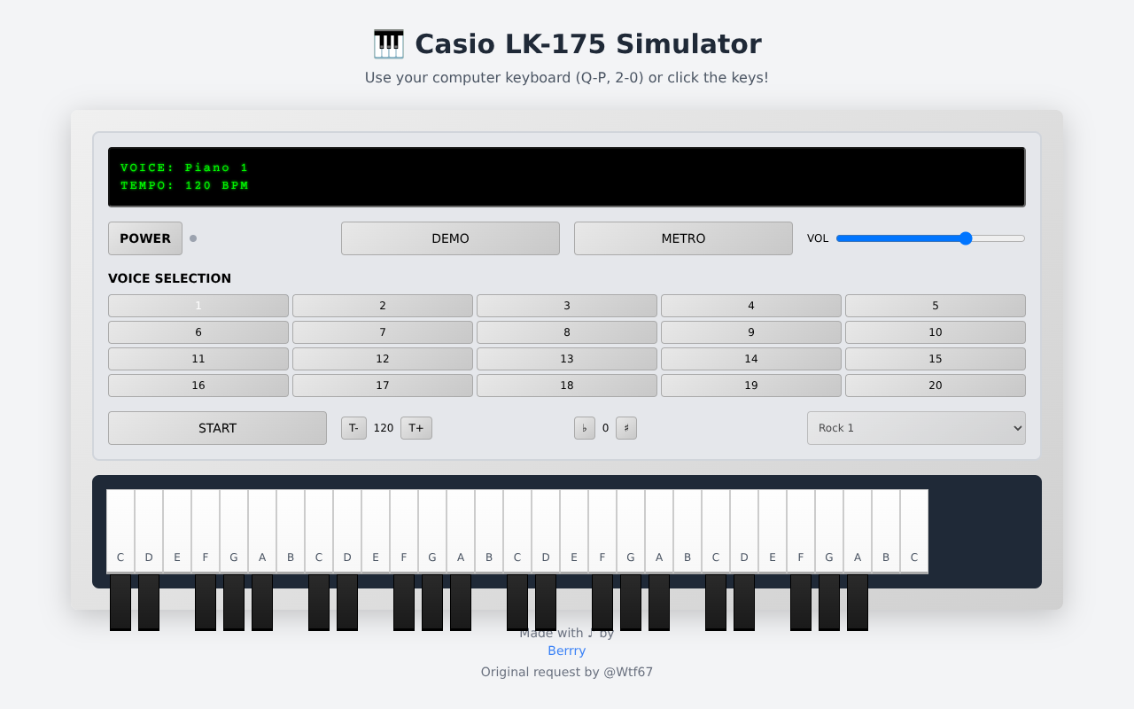 casio-lk175 app