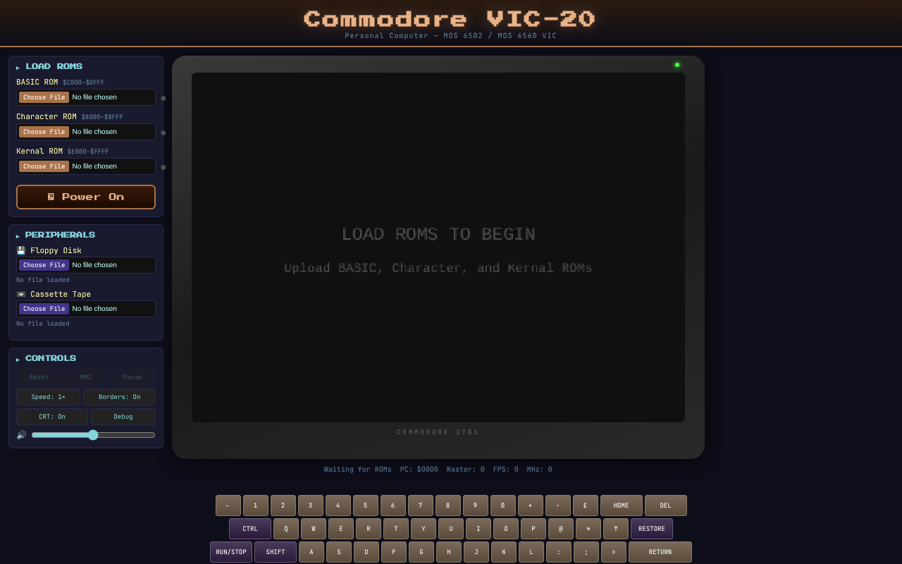 cbm-vic20 app