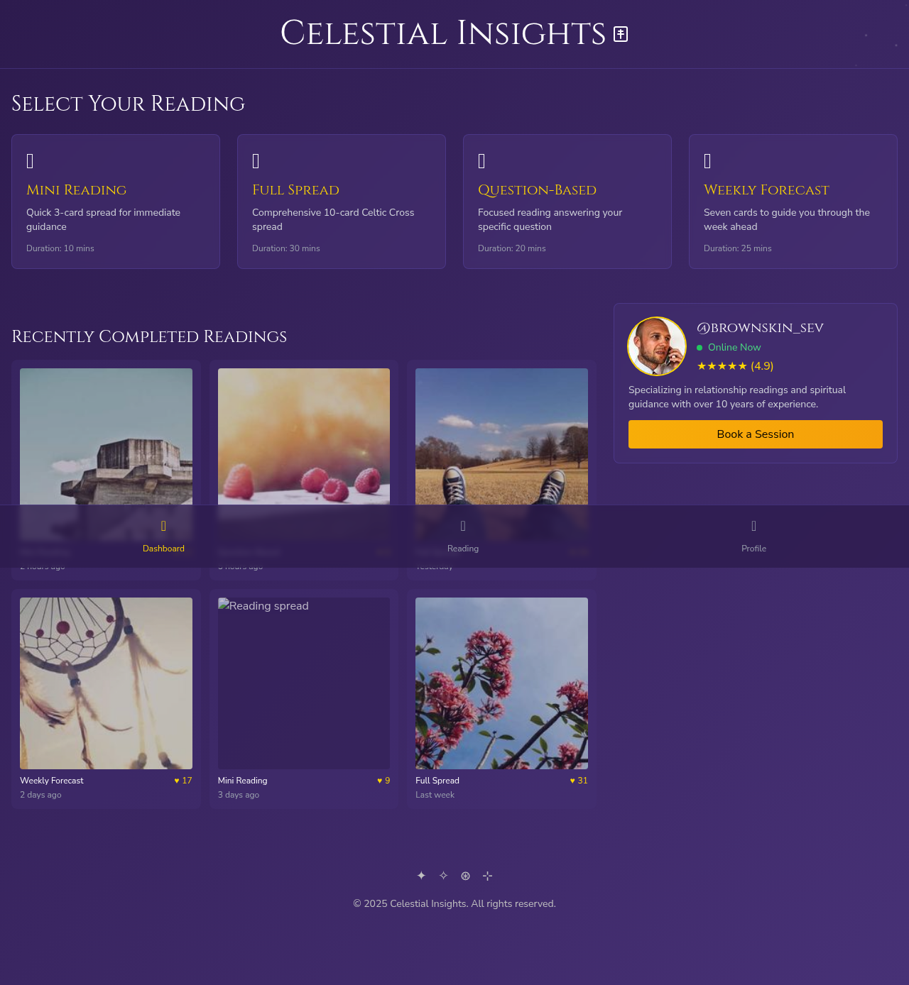 celestialinsights app