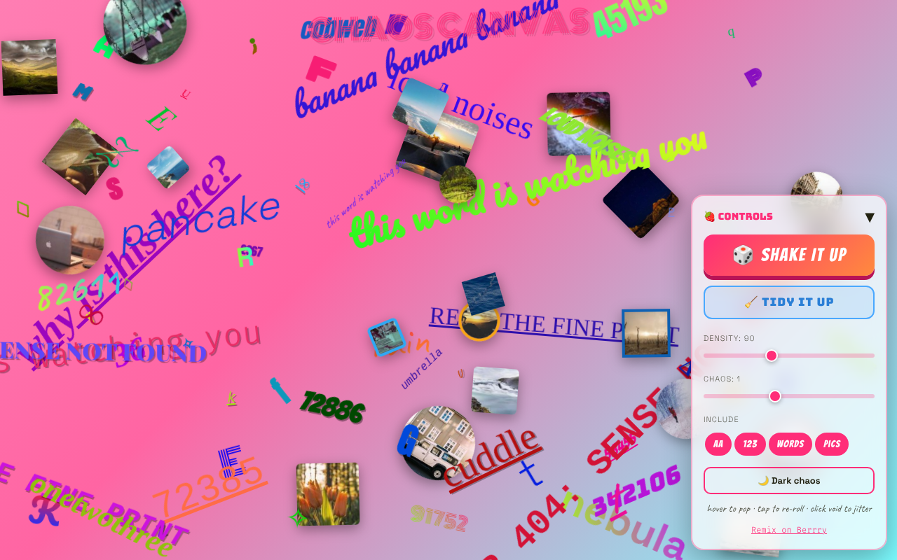 chaos-canvas-random app