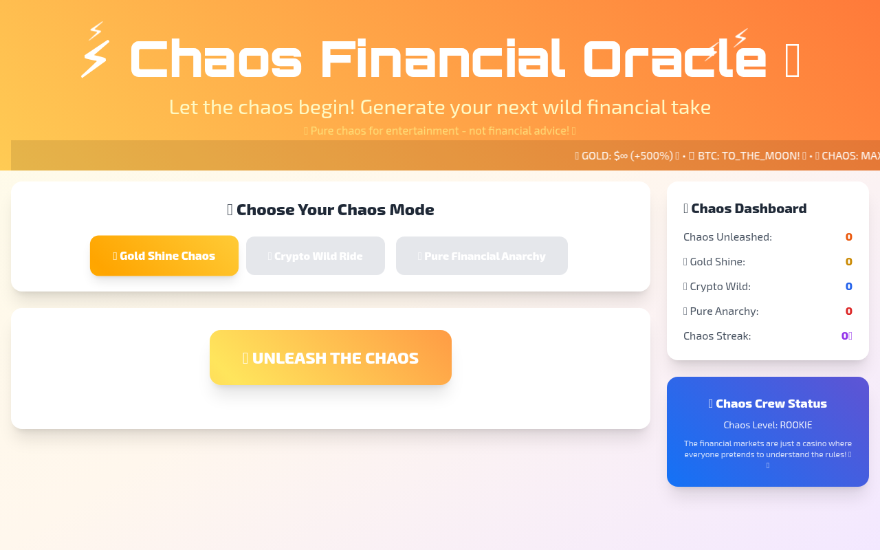 chaosfinance app