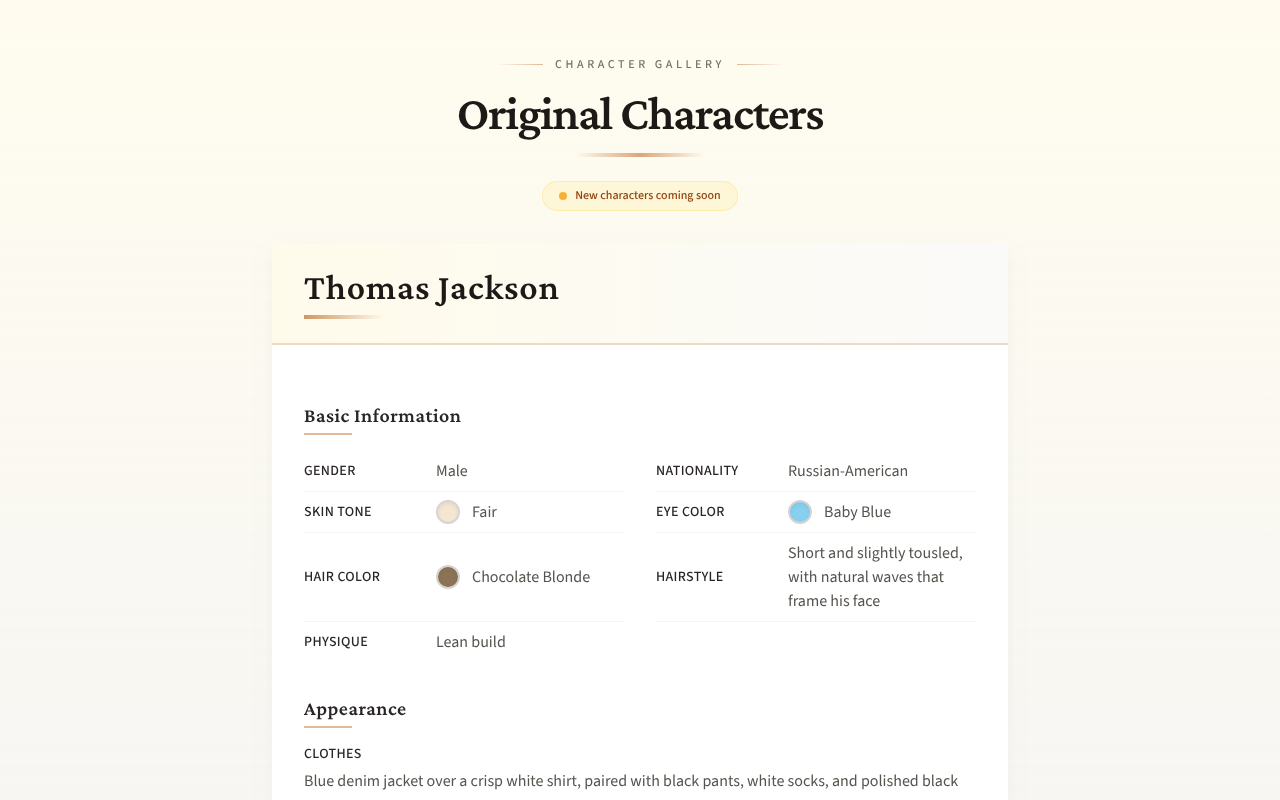 charactersheets app