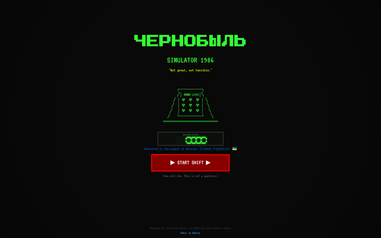 chernobyl-sim app