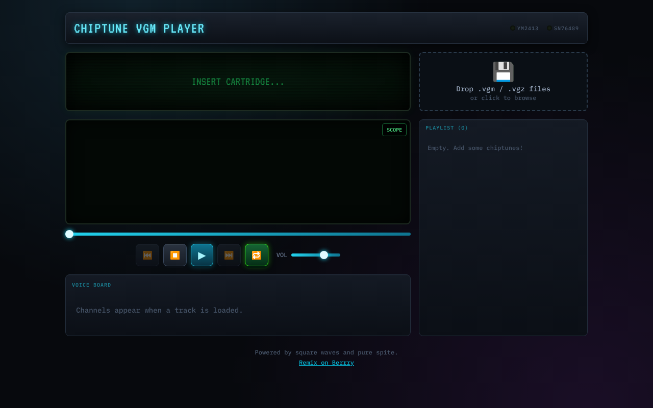 chiptune-vgm-player app