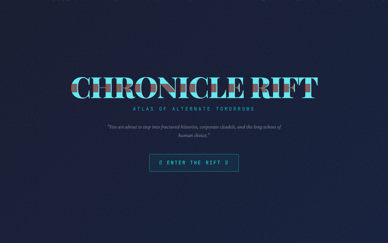 chronicle-rift app