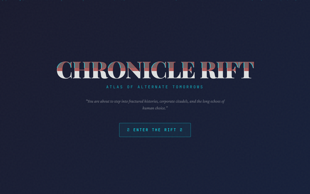 chronicle-rift app