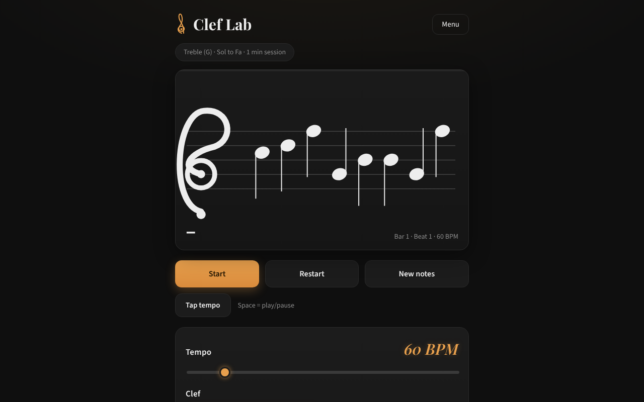 clef-lab-sight app