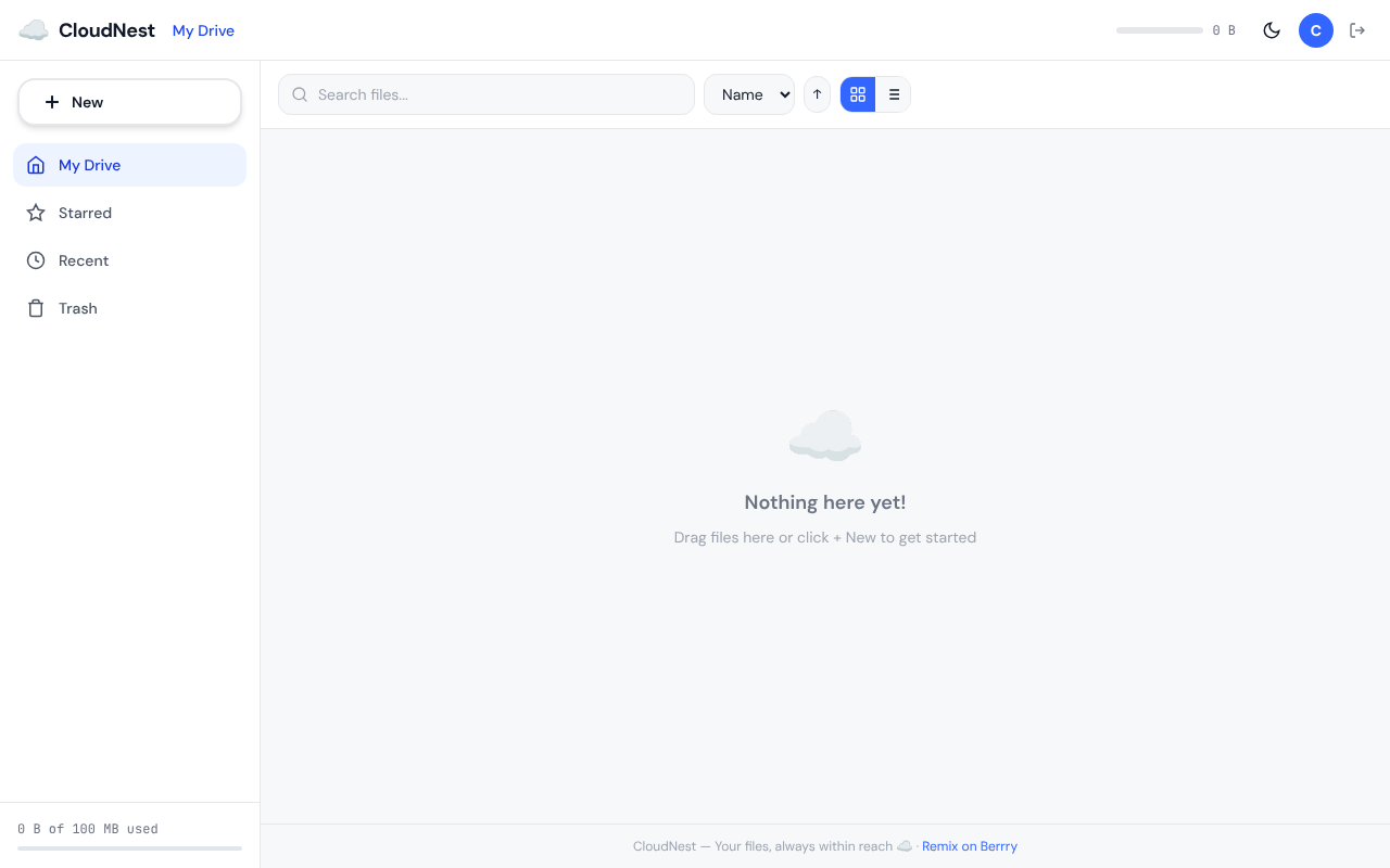cloudnest app