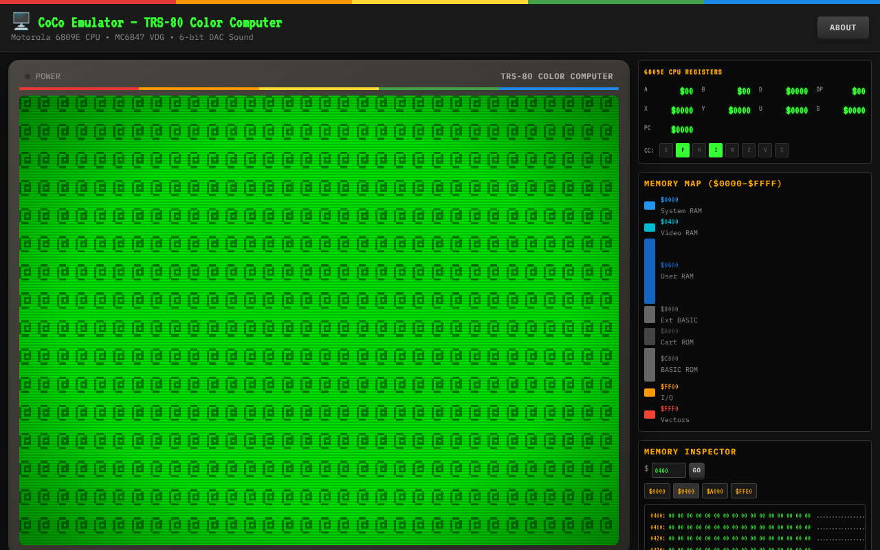 CoCo Emulator screenshot