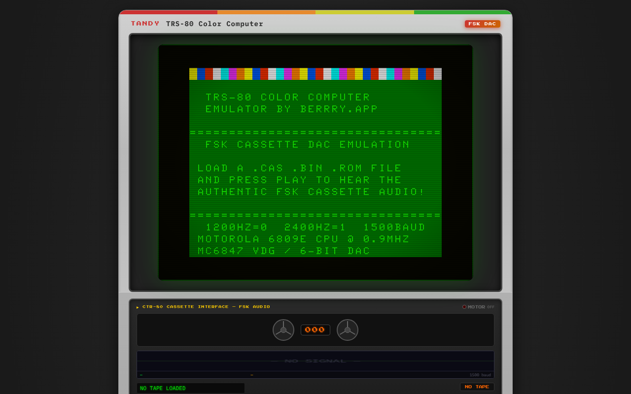 CoCo Cassette Emulator screenshot