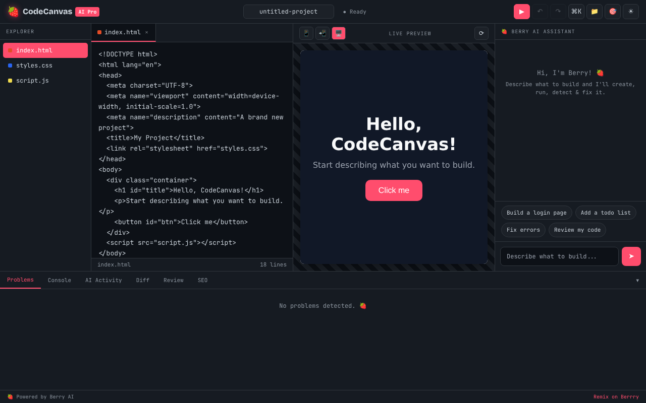 codecanvas-pro-professional app