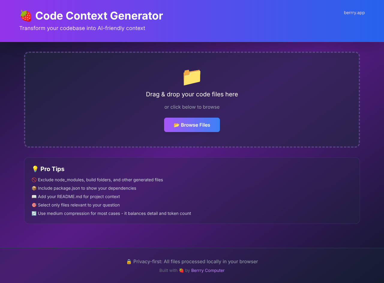 codecontext app