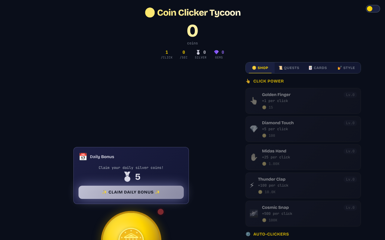 coinclicker app
