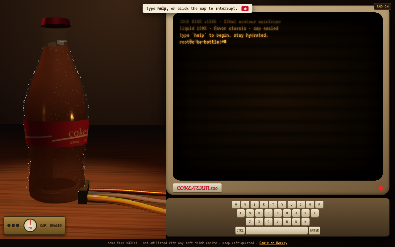 Coke-Term screenshot