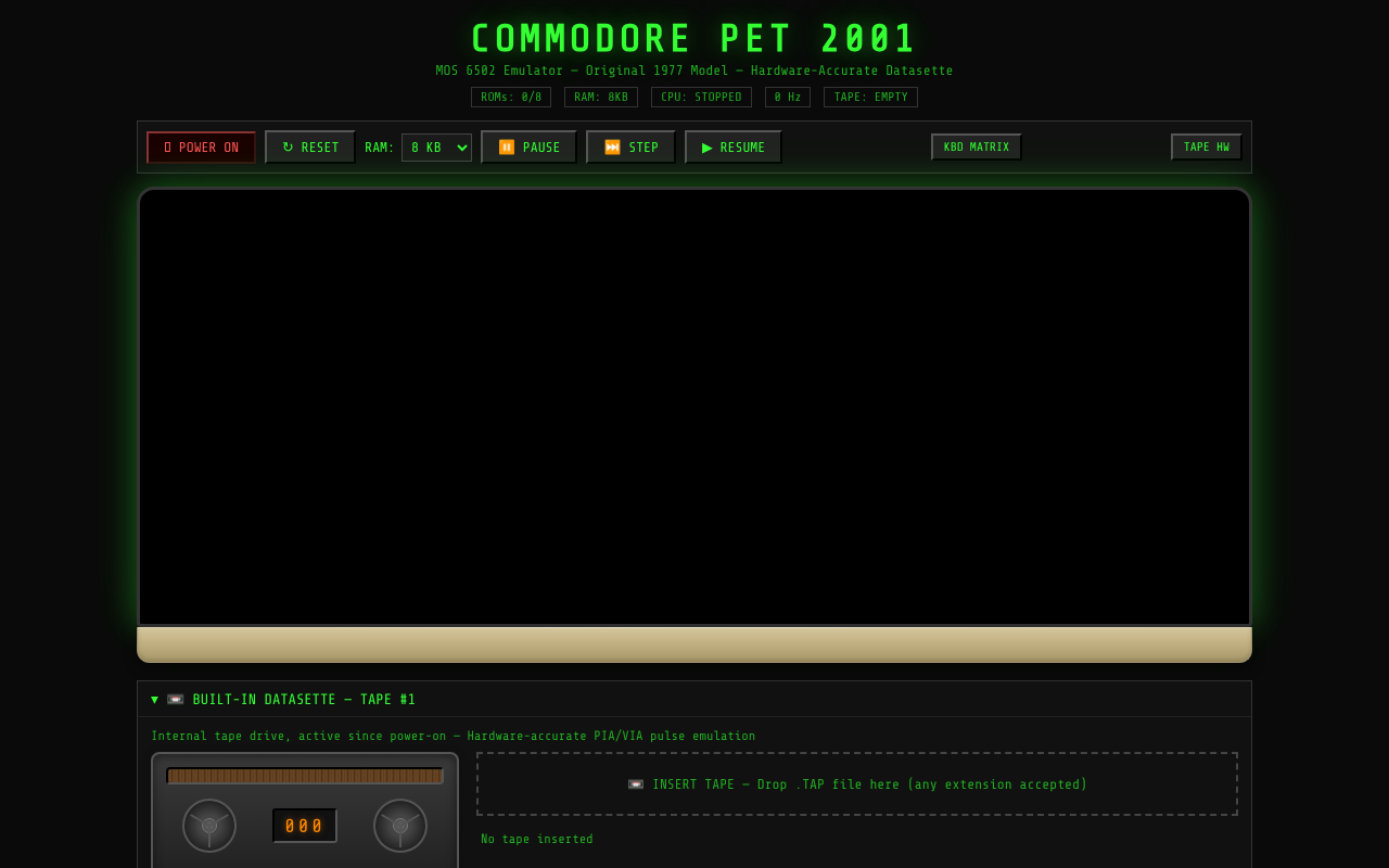 commodore-pet-tap app