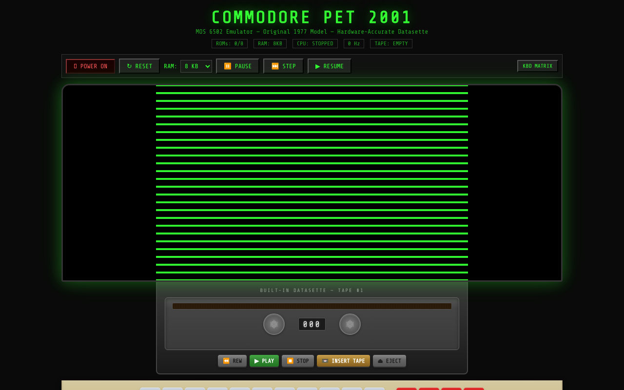 commodore-pet-tape app