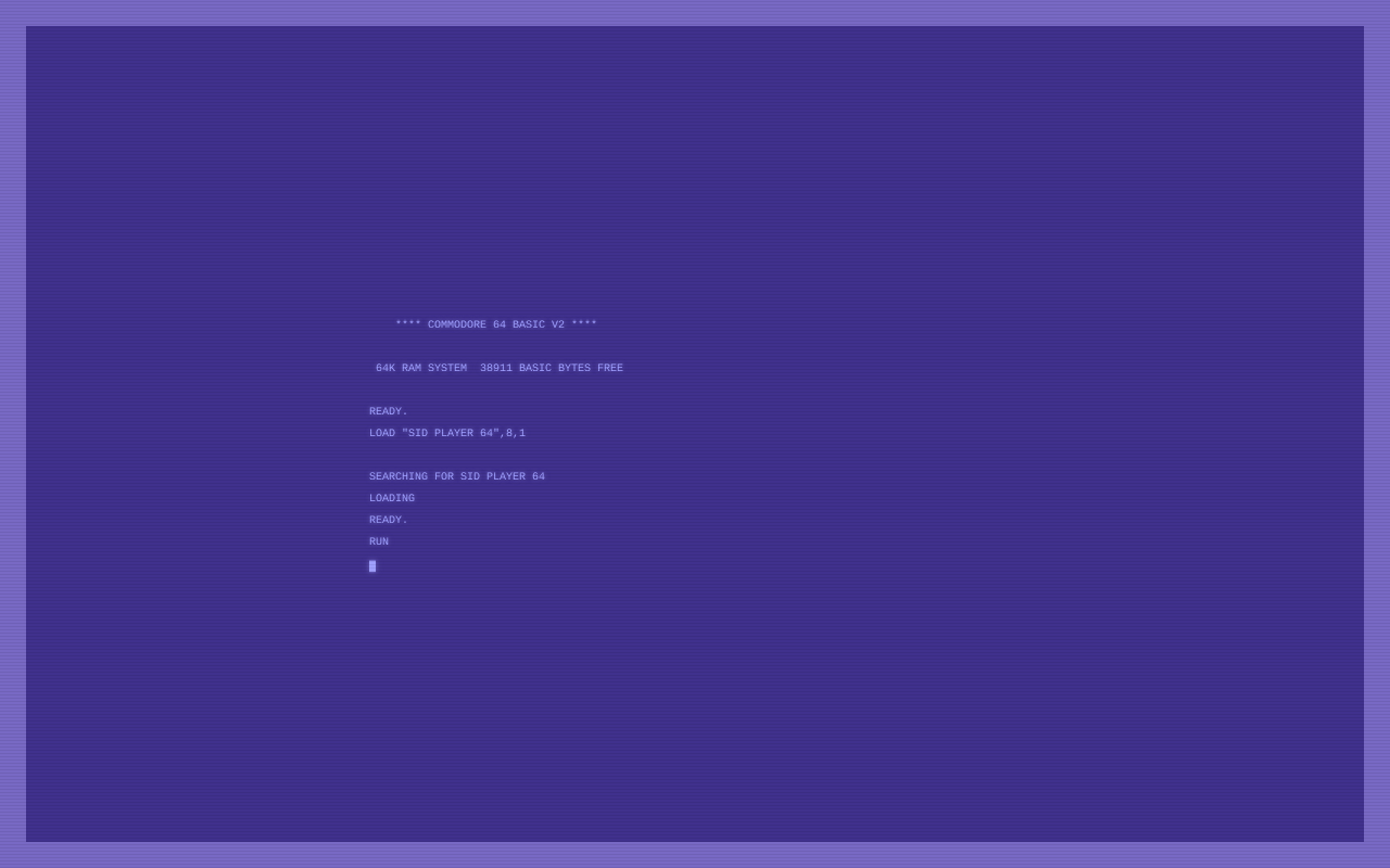 SID Player 64 screenshot