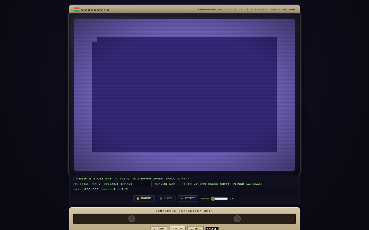commodore64cpu app