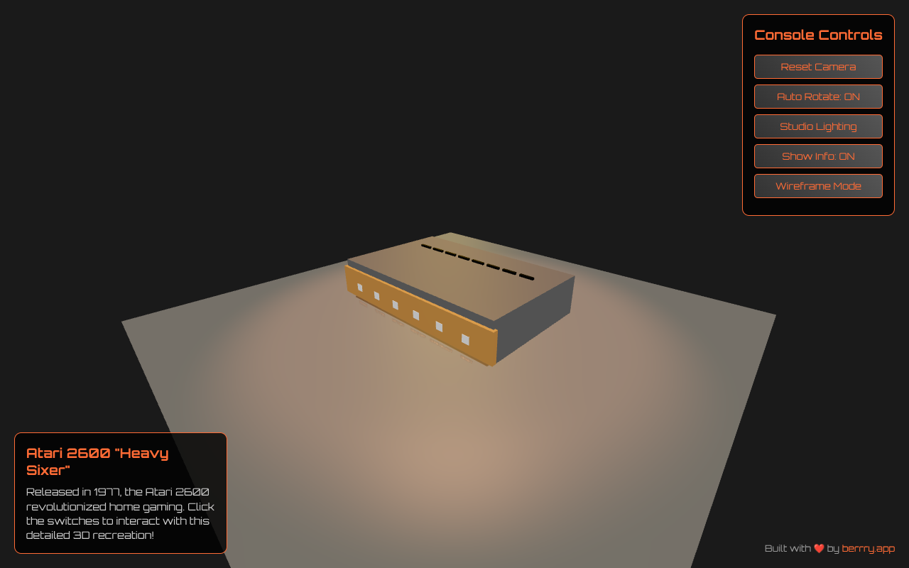console3d app