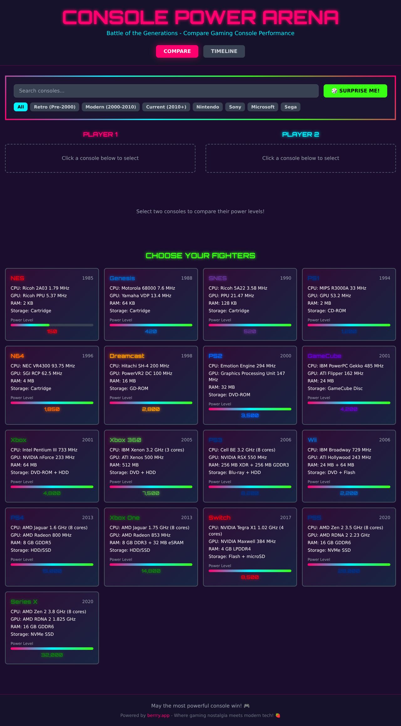 consolearena app
