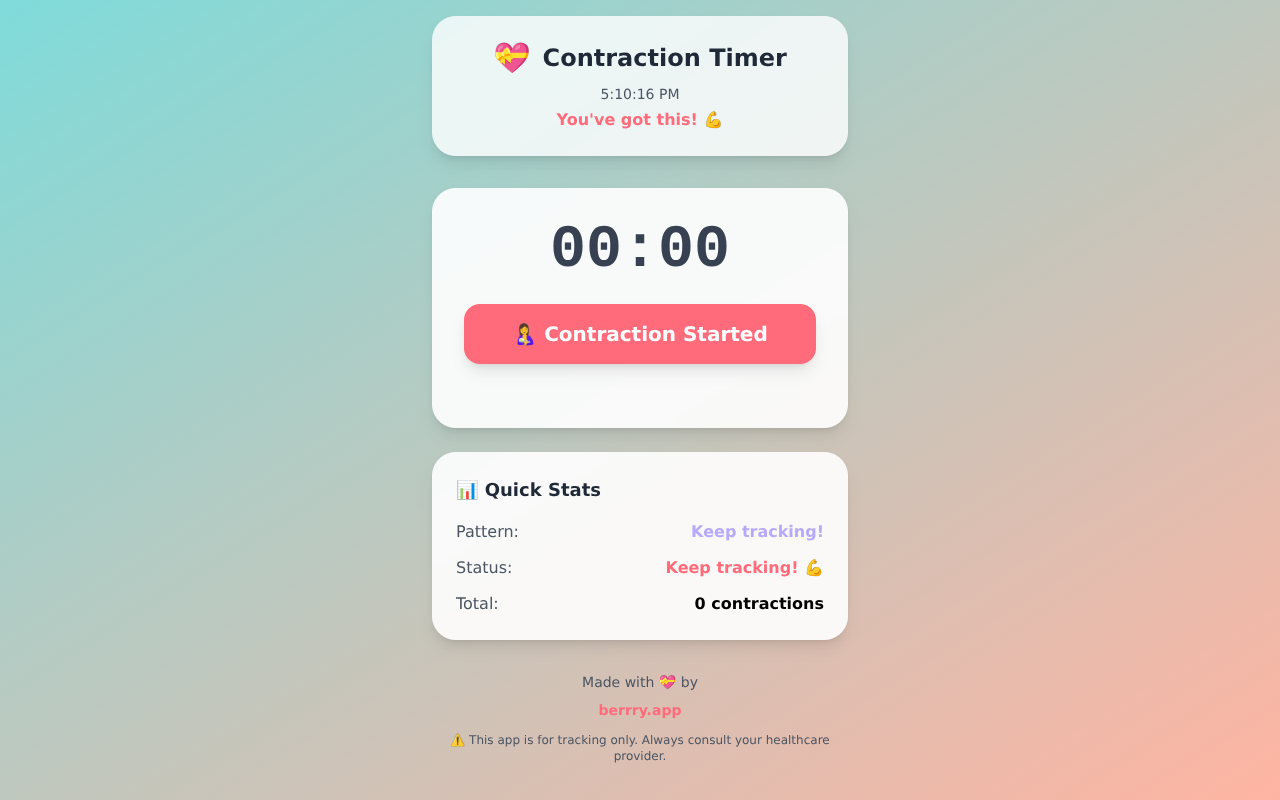 contractions app