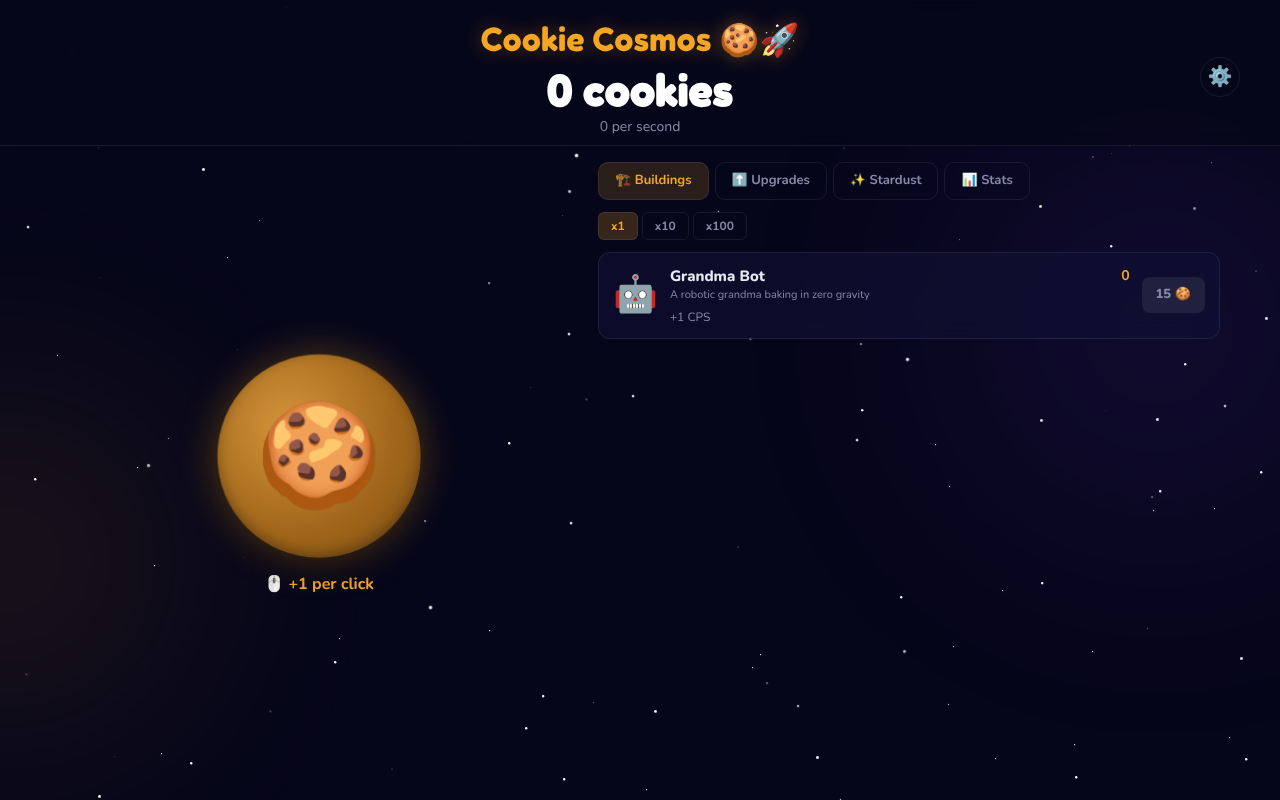 cookie-cosmos app