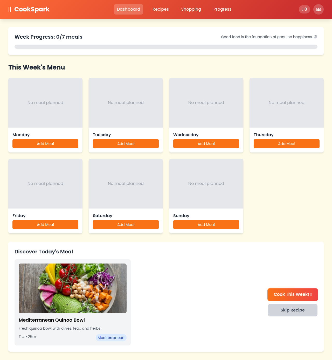 cookspark app