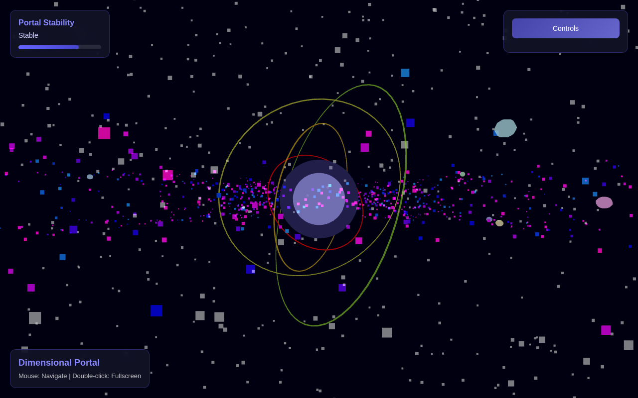 Cosmic Portal Navigator screenshot