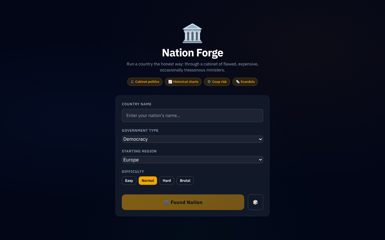 country-simulator-remix app
