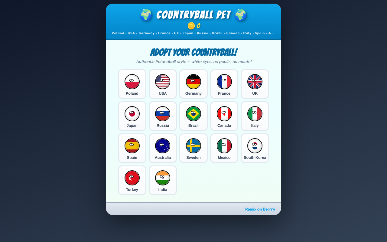 Countryball Pet screenshot