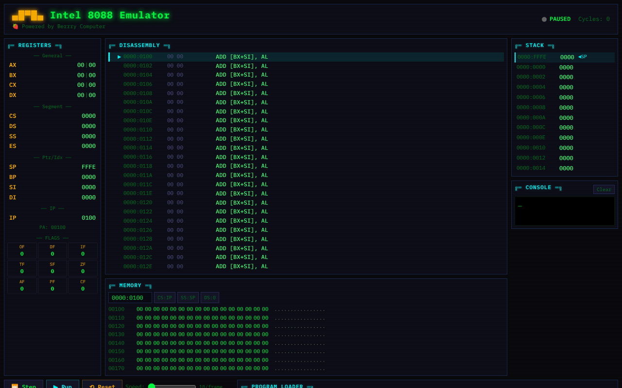 cpu8088 app