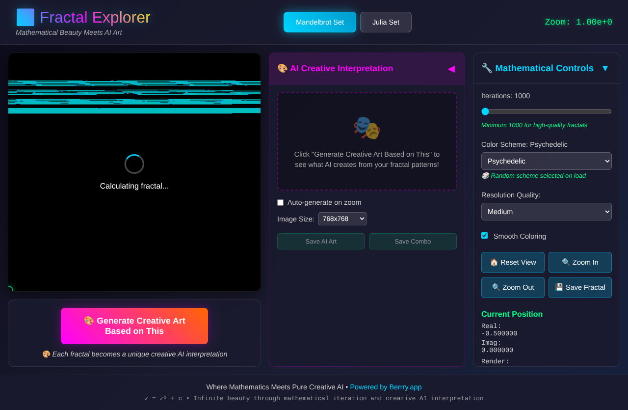 creative-fractal-explorer app