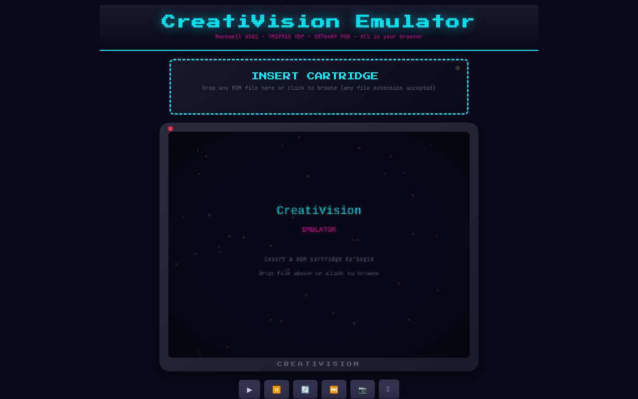 creativision-emu app