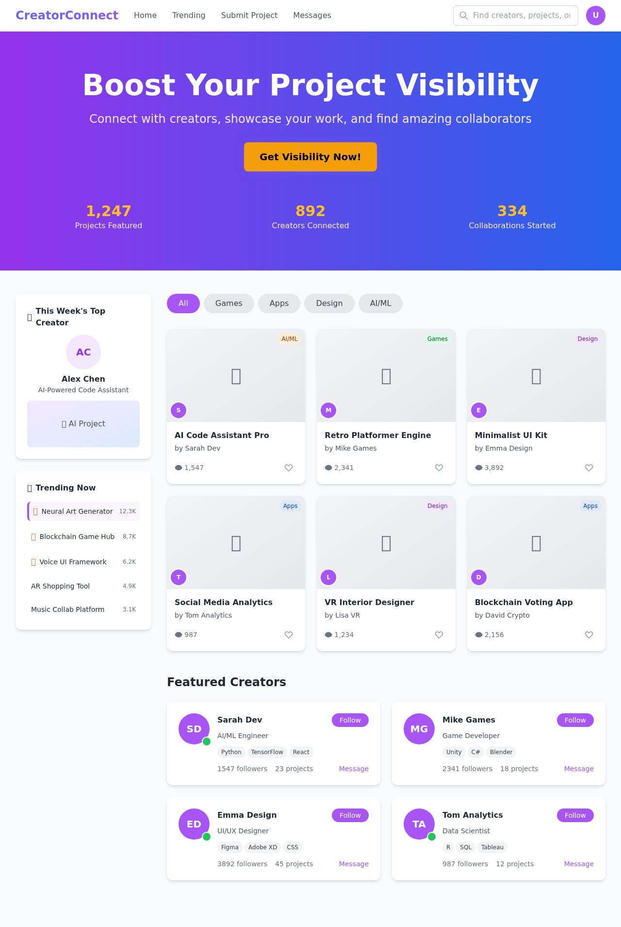 creatorconnect app