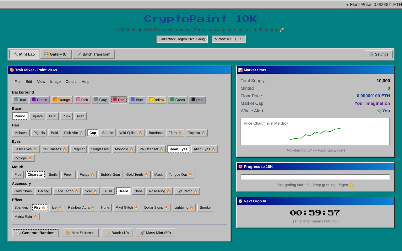 cryptopaint10k app