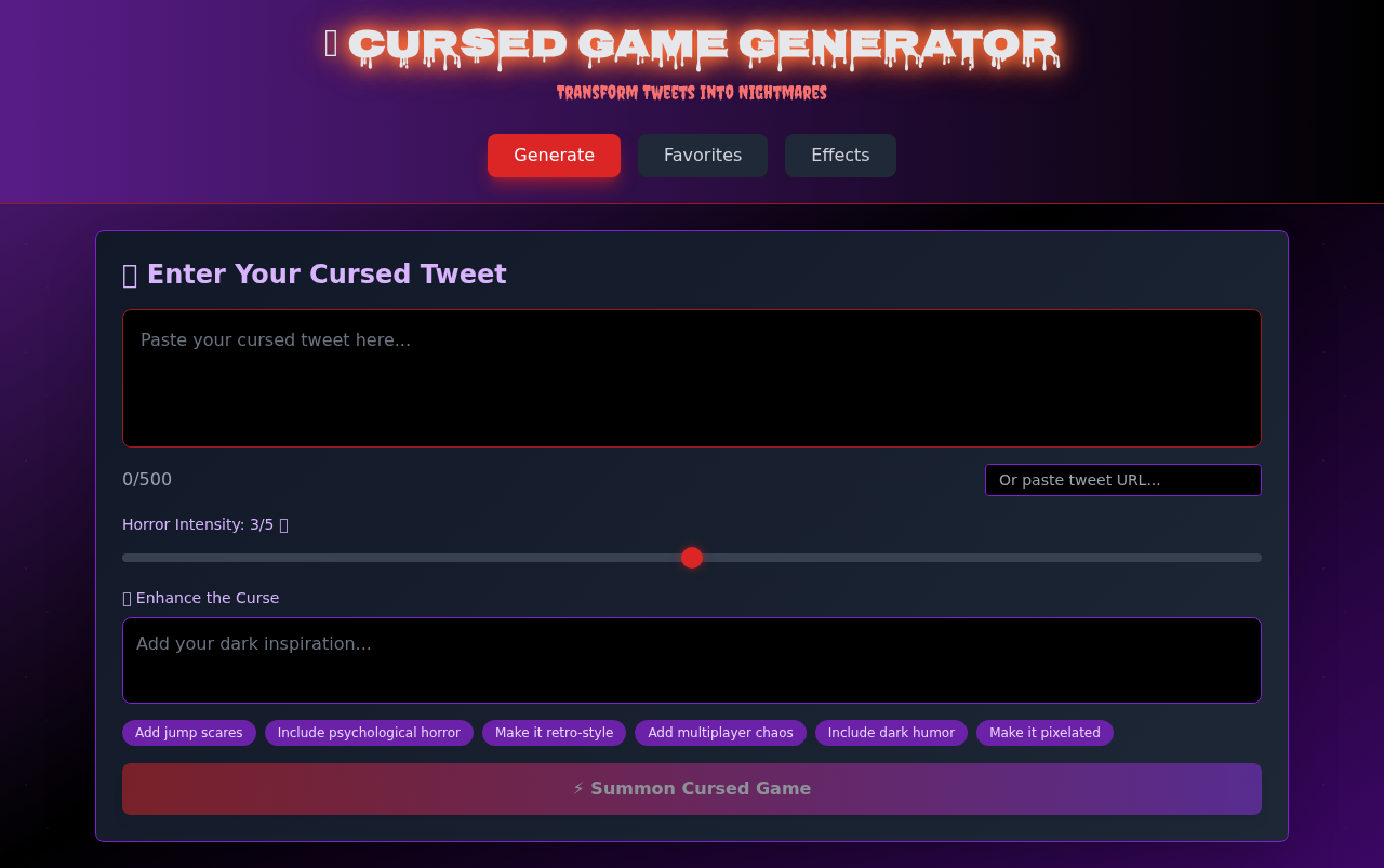 cursedgames app