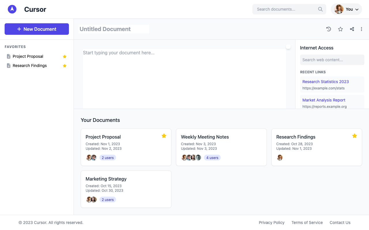 cursordocs app