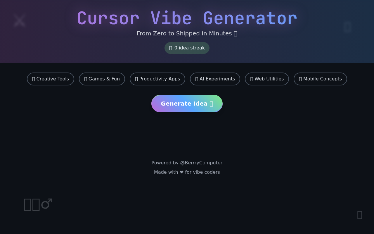 cursorvibe app