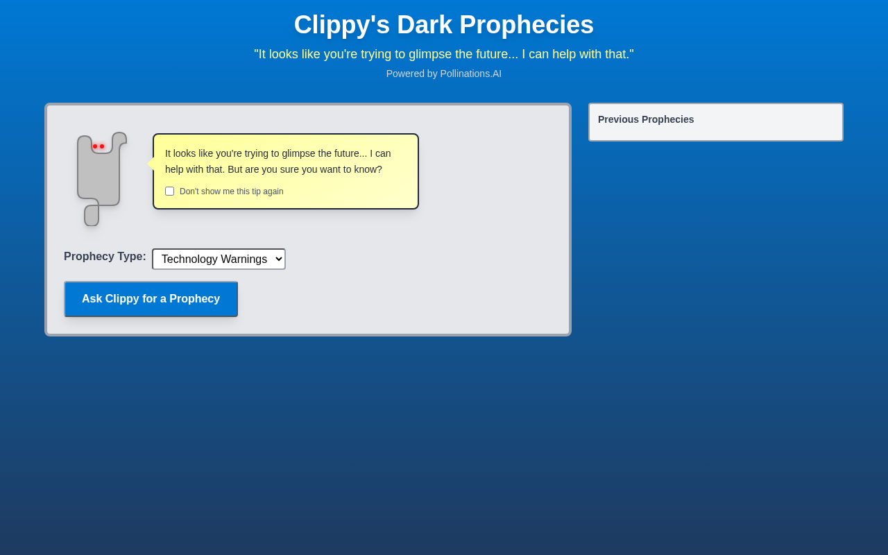 darkclippy app