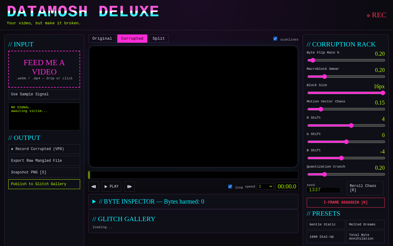 Datamosh Deluxe screenshot